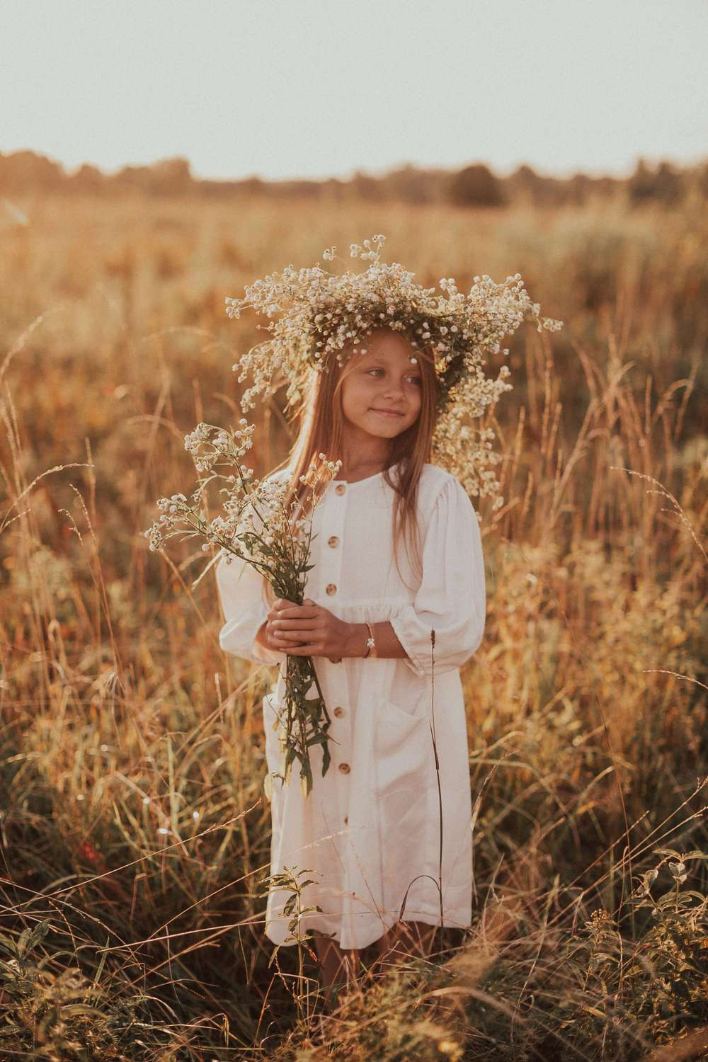 Катя Аня в поле. Семейный и детский фотограф в Москве Кузьмина Мария