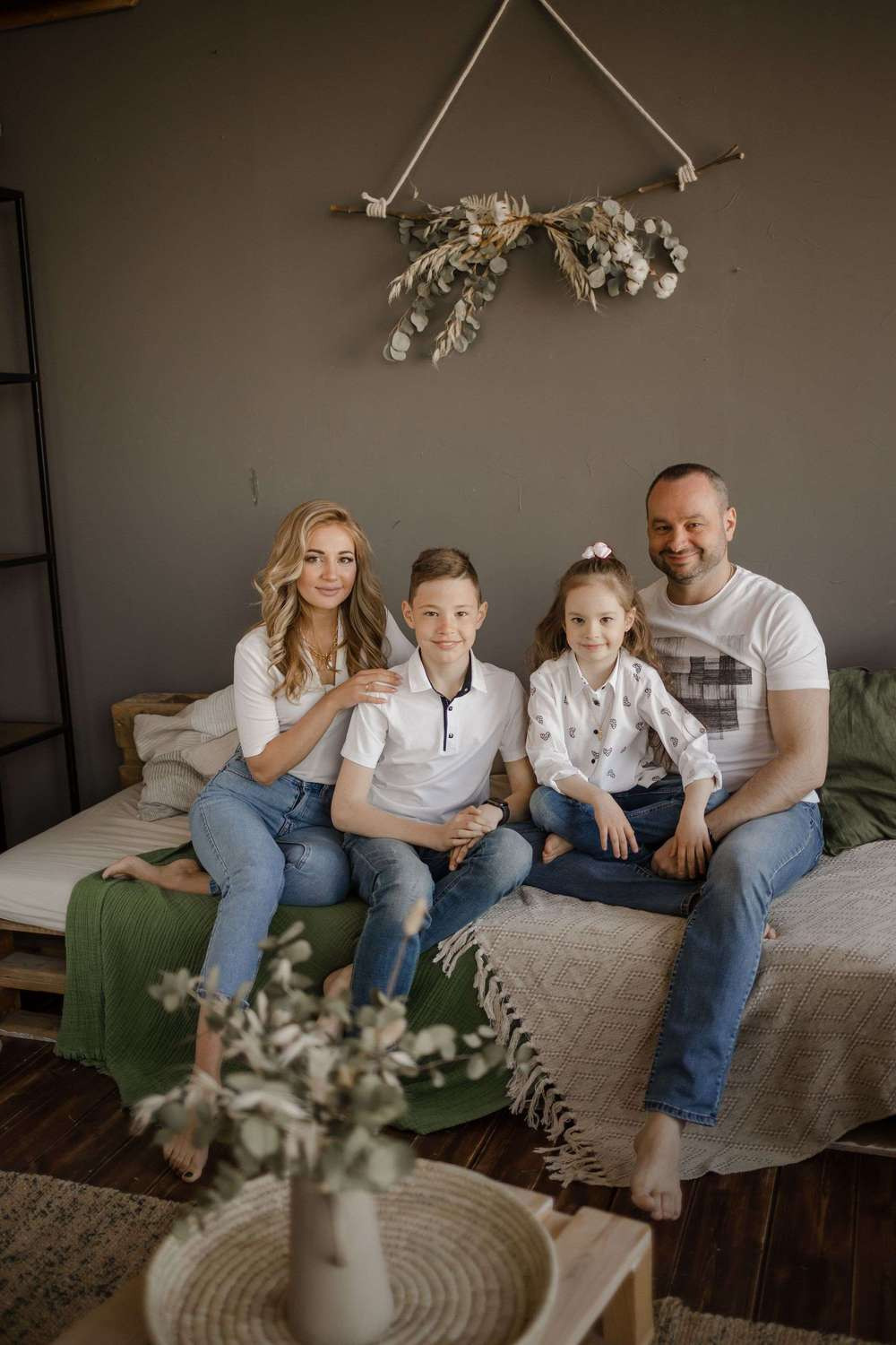 Оля с семьей. Семейный и детский фотограф в Москве Кузьмина Мария