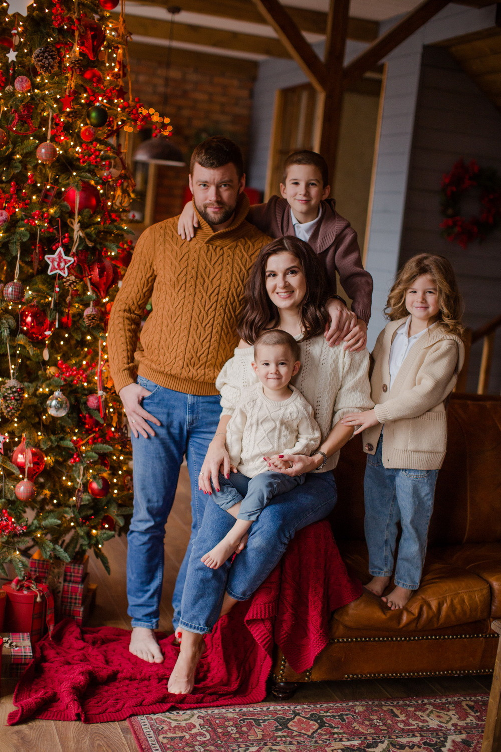 Артем, Вика с детьми. Семейный и детский фотограф в Москве Кузьмина Мария