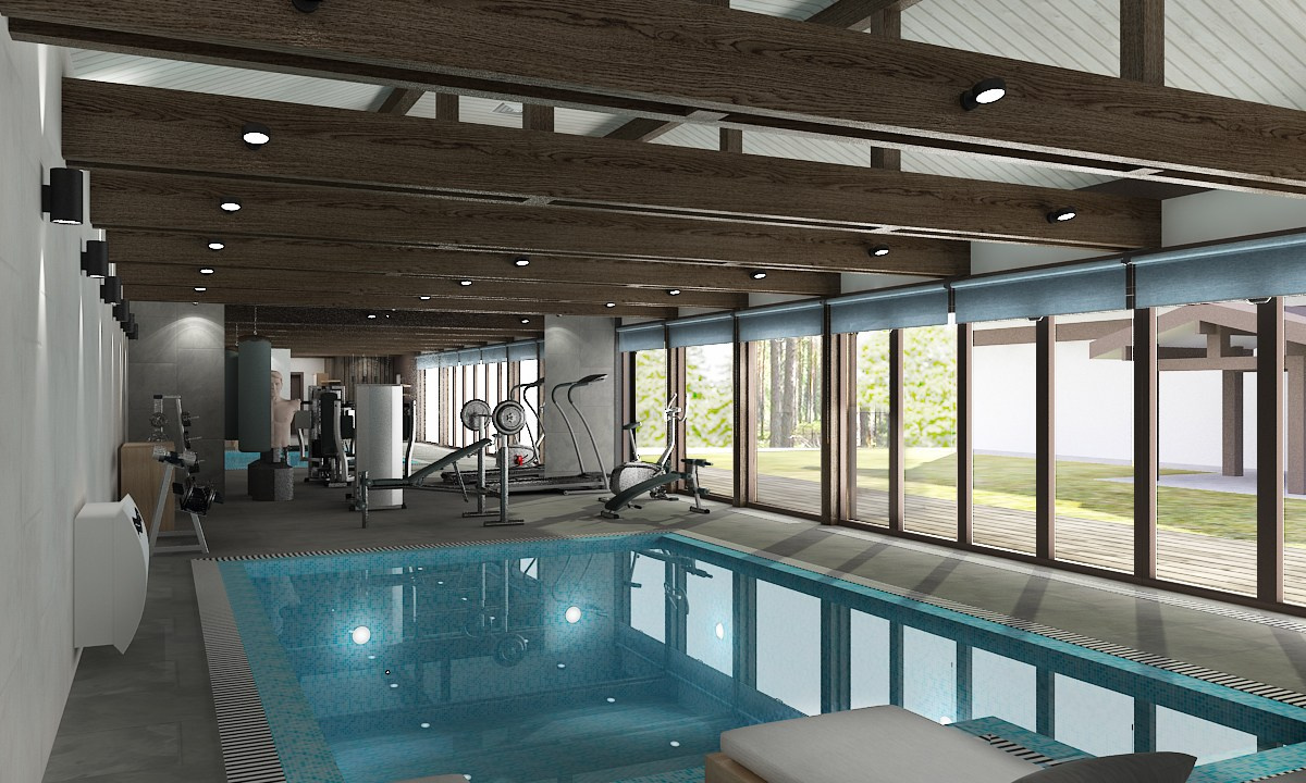 Бассейн в Энколово. Дизайнер в Санкт-Петербурге Дмитрий Цыбулько