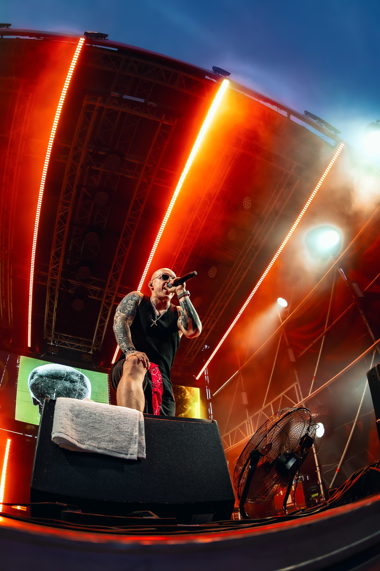 Концерт группы Заточка, 04.07.25, Red Summer, Красный Октябрь. Юрий «Новокаин» Симонов.