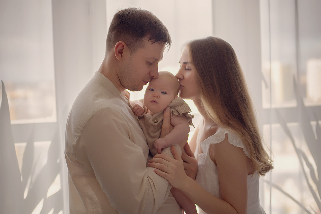 Домашняя семейная фотосессия, домашний фотограф, домашняя фотосессия, семейный фотограф в Москве