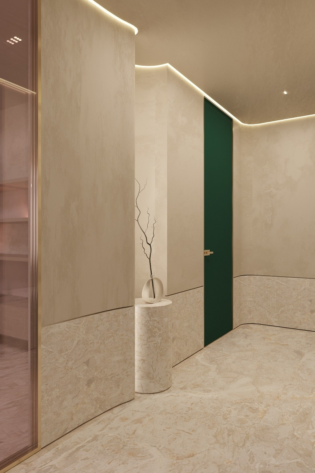 Футуристичная квартира в стиле минимализм. Главная