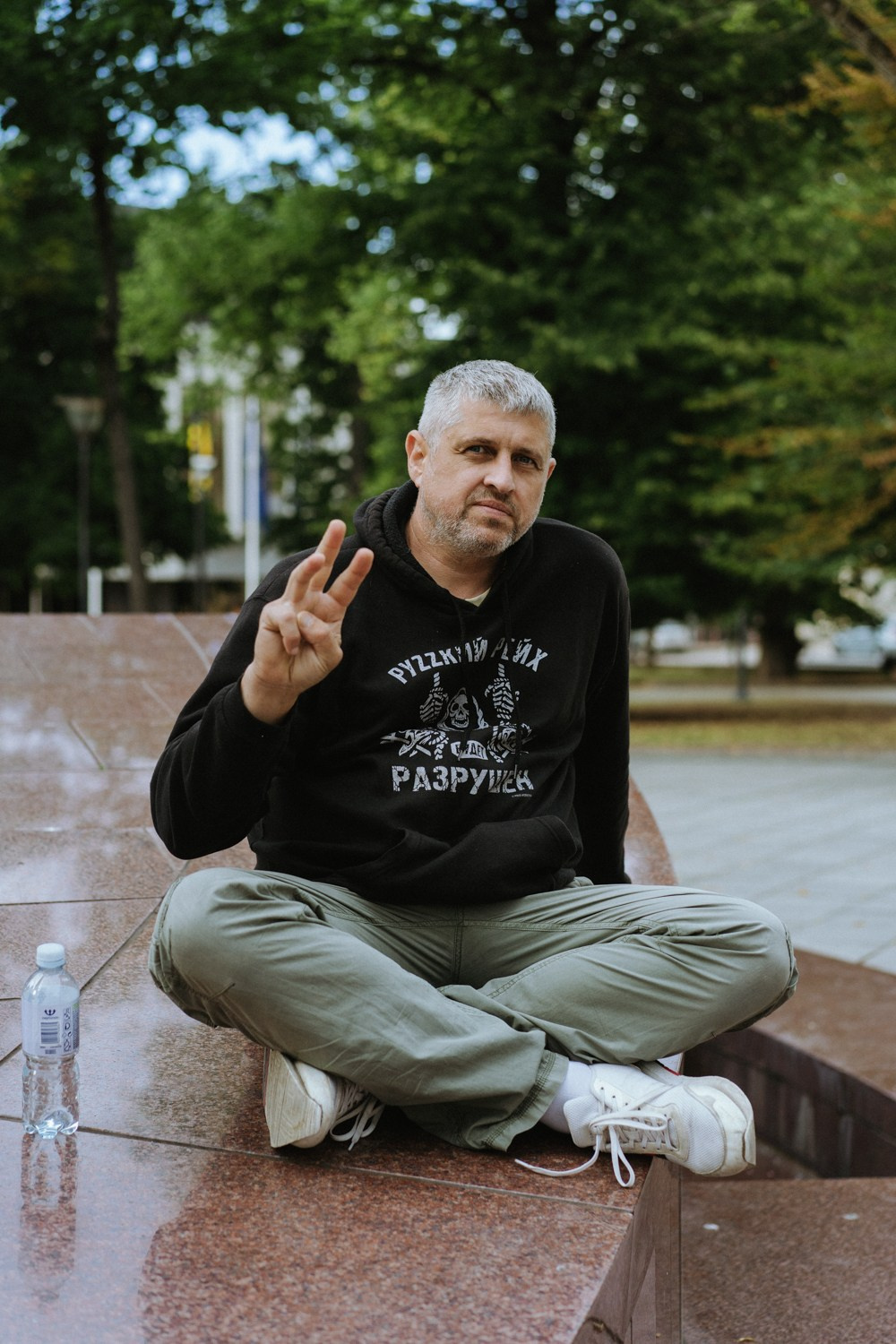 Ukraine — NATO. Photographer in Vilnius