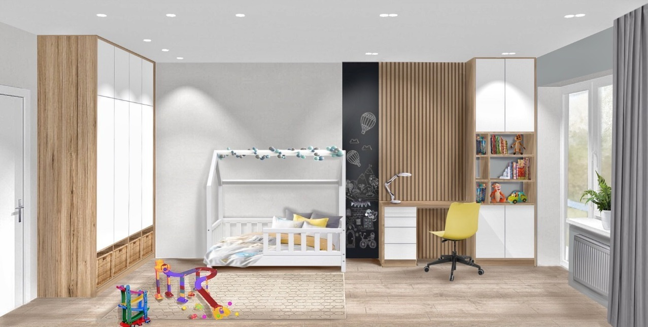 Квартира 60 м. кв. Современный стиль. Студия Дизайна интерьера Tsvetdesign. Дизайнер в Санкт-Петербурге