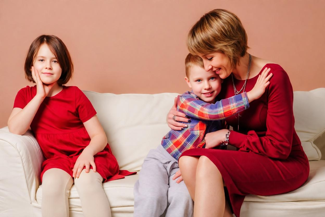 Марина и дети. Фотограф в Санкт-Петербурге