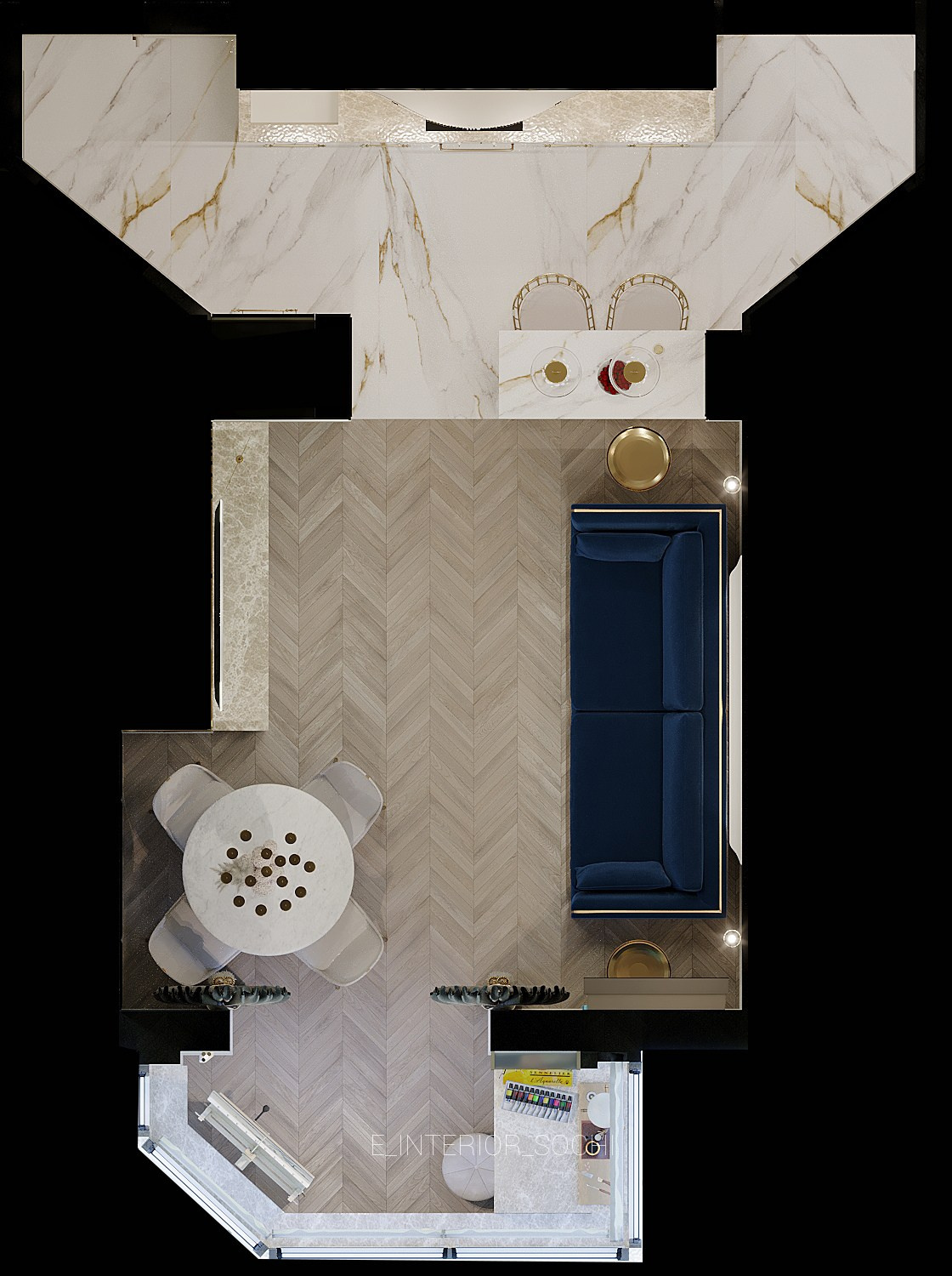 GOLDEN BAY. Дизайн интерьера Евгения Тисленко