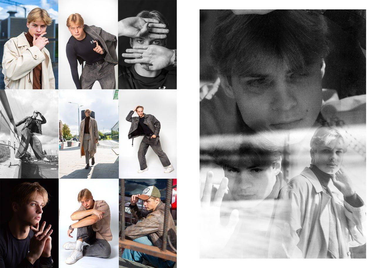 Модельное портфолио для Андрея. Ирина Загоскина — портретные фотосессии в Москве