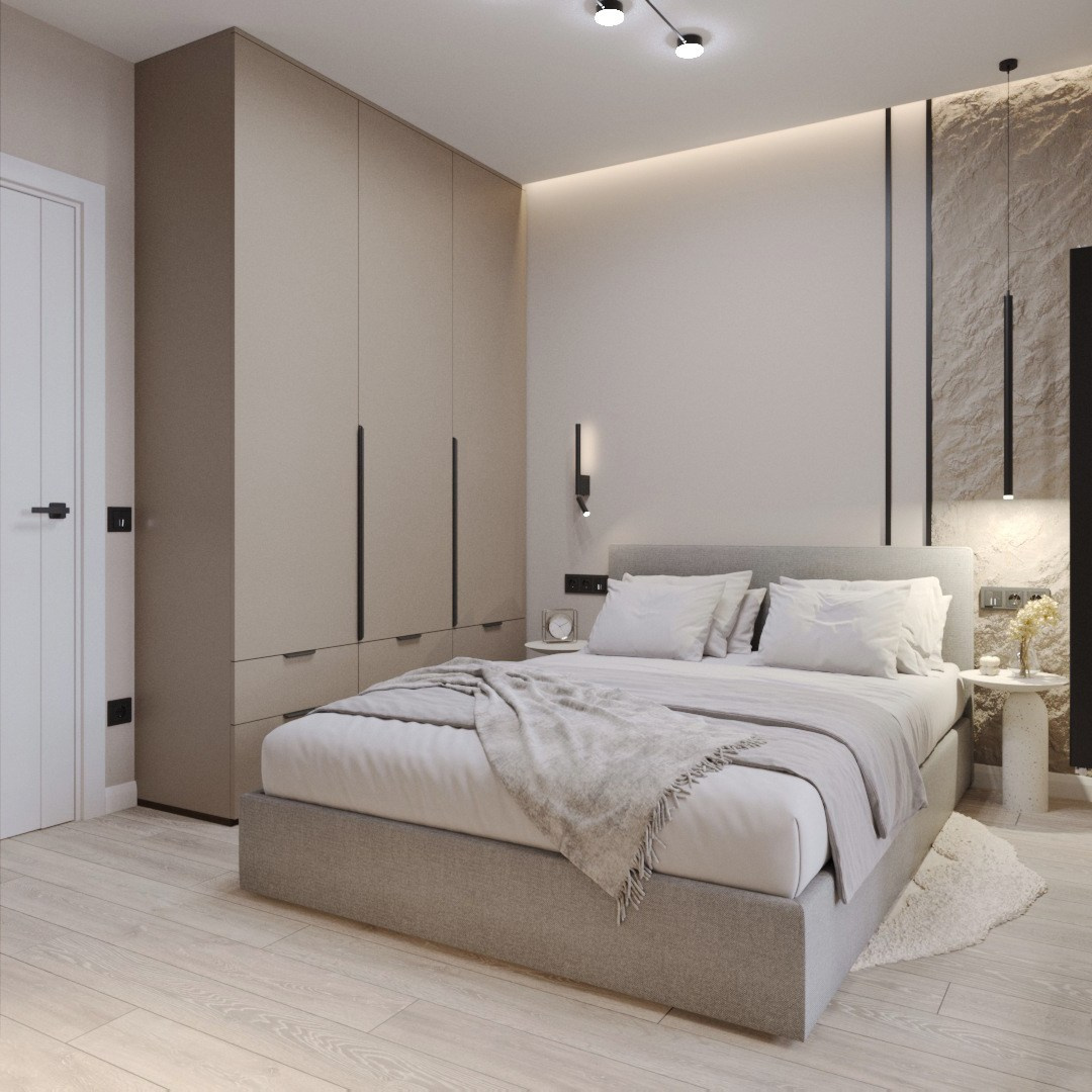 Квартира 54 м² г. Иркутск. ПРОЕКТИРОВАНИЕ ИНТЕРЬЕРОВ И АРХИТЕКТУРНЫХ РЕШЕНИЙ В СТУДИИ SHELOFAST DESIGN