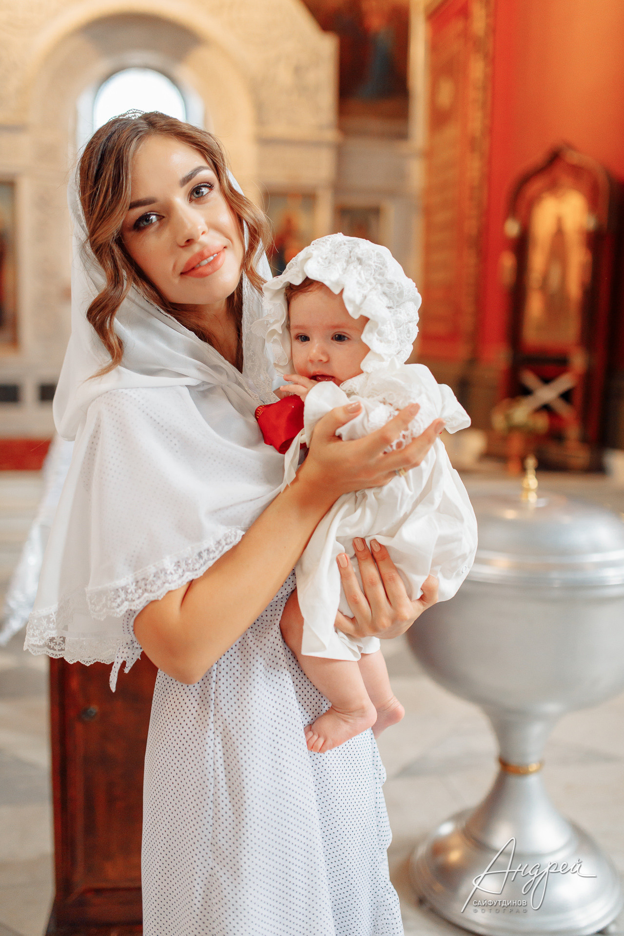 Крещение Анастасии. Новочеркасский Собор. Свадебный и семейный фотограф в Ростове-на-Дону. Андрей Сайфутдинов