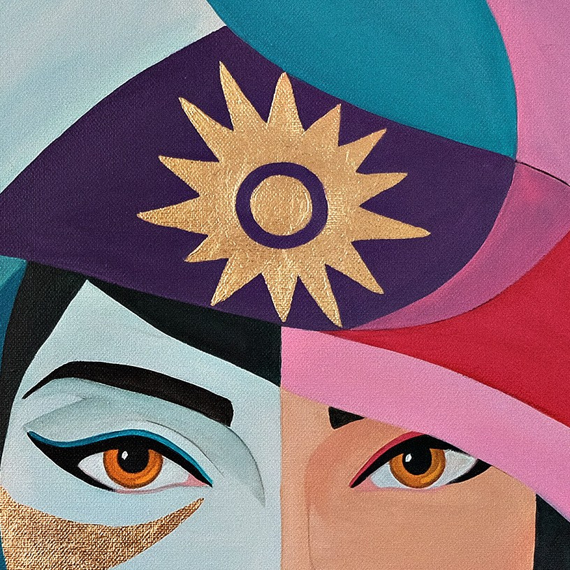 ВОИН СВЕТА. Художник Анастасия Кисткина, Петербург