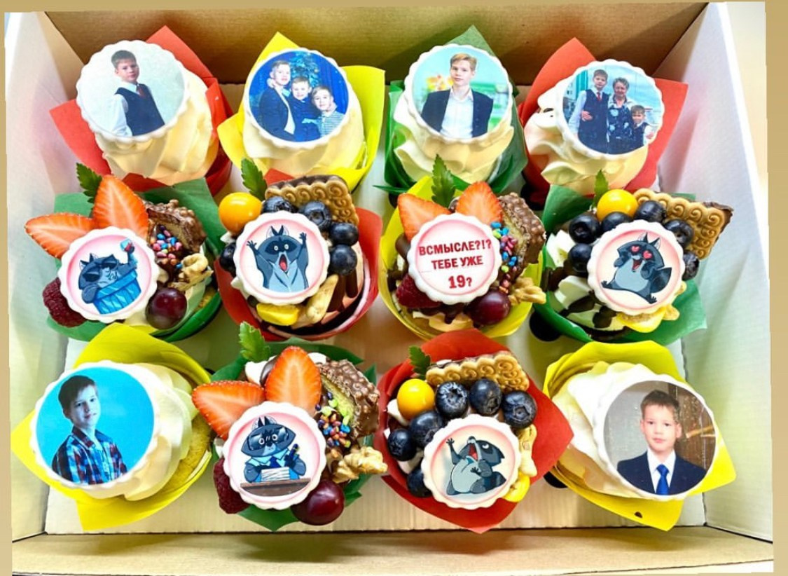 Капкейки стандартные. Katyasugarsugar капкейки, зефир, торты Москва