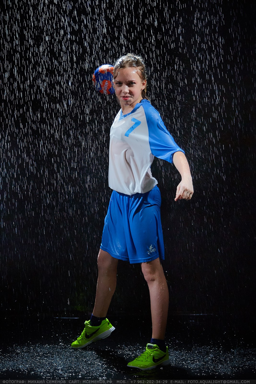 Детская фотосессия аква-фотосъемка Фотограф Михаил Семенов г. Ярославль