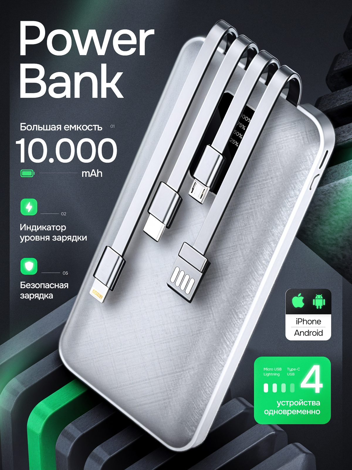 Повер банк (раскройте). Портфолио команды Игоря Пладиуса