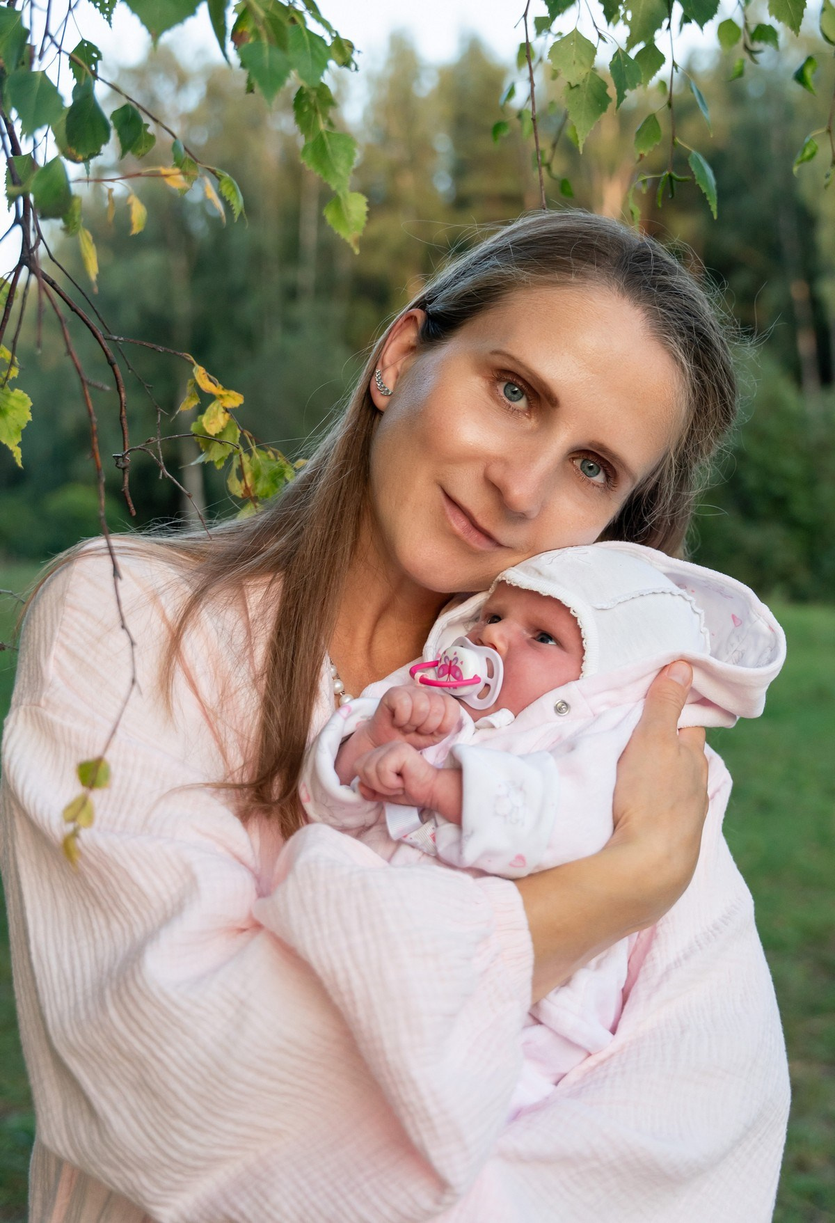 Прогулка большой семьёй