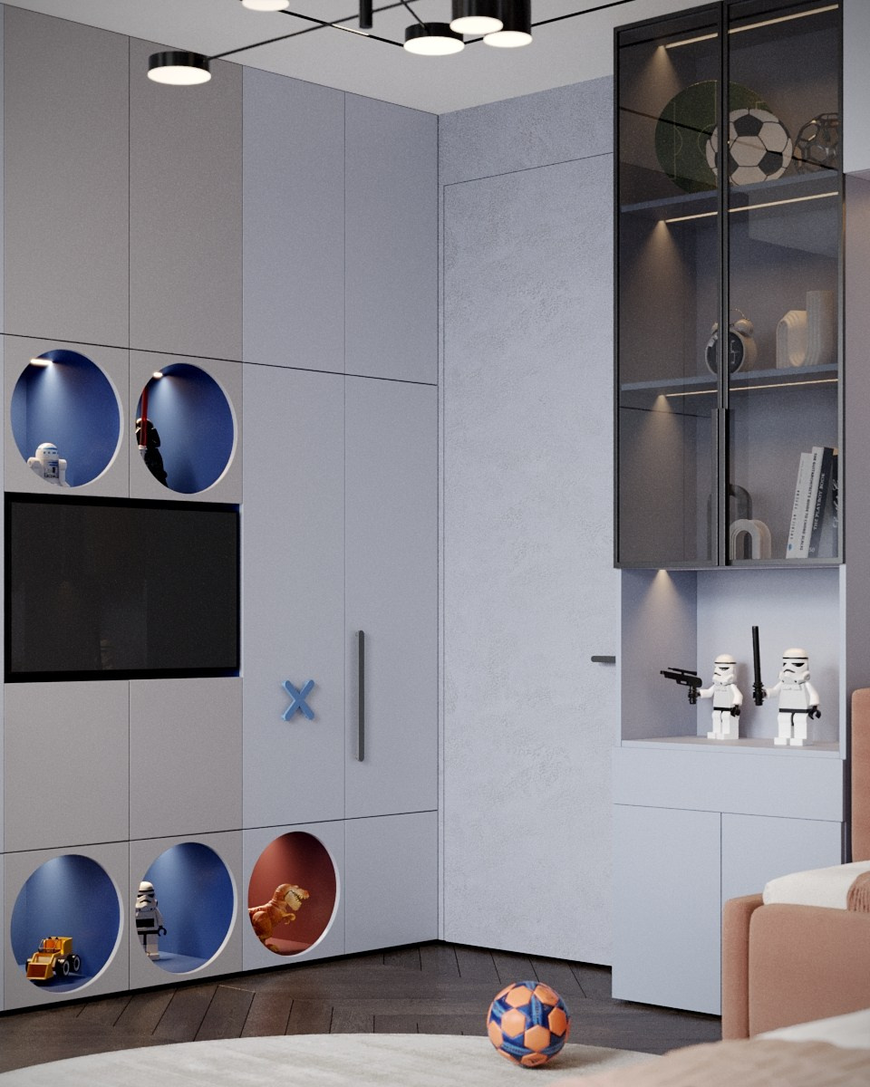 ЖК ЗилАрт 487, 64 кв.м. Kod Interiors | Дизайнер интерьеров Кораблина Кристина