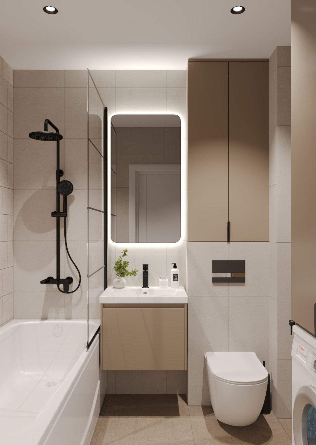 Квартира 54 м² г. Иркутск. ПРОЕКТИРОВАНИЕ ИНТЕРЬЕРОВ И АРХИТЕКТУРНЫХ РЕШЕНИЙ В СТУДИИ SHELOFAST DESIGN