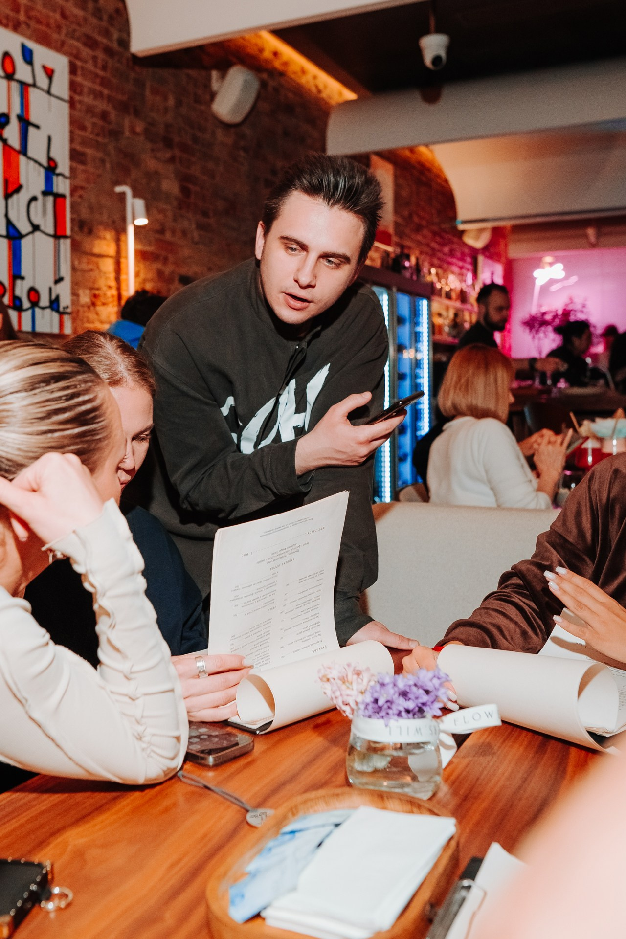 Вечер в ресторане СОН. Фотограф Перминов Никита СПБ