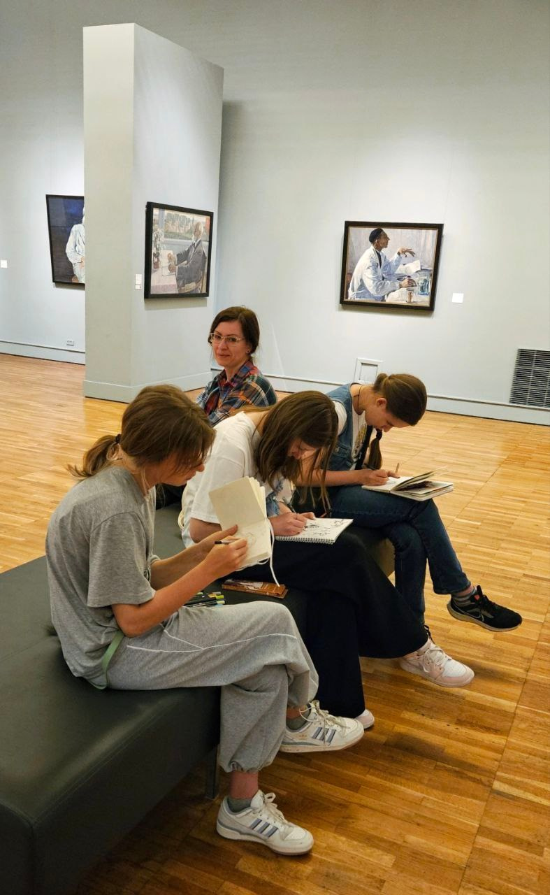 Пленэр в Третьяковке. Изостудия «Мы рисуем!» ♥ Южное Бутово, Москва