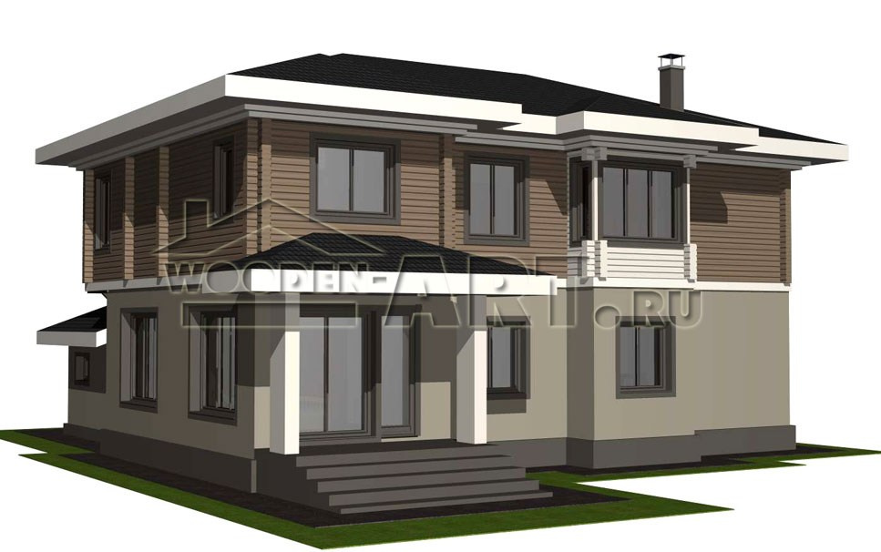 «Булгаково» 319 кв. м. Проекты деревянных домов