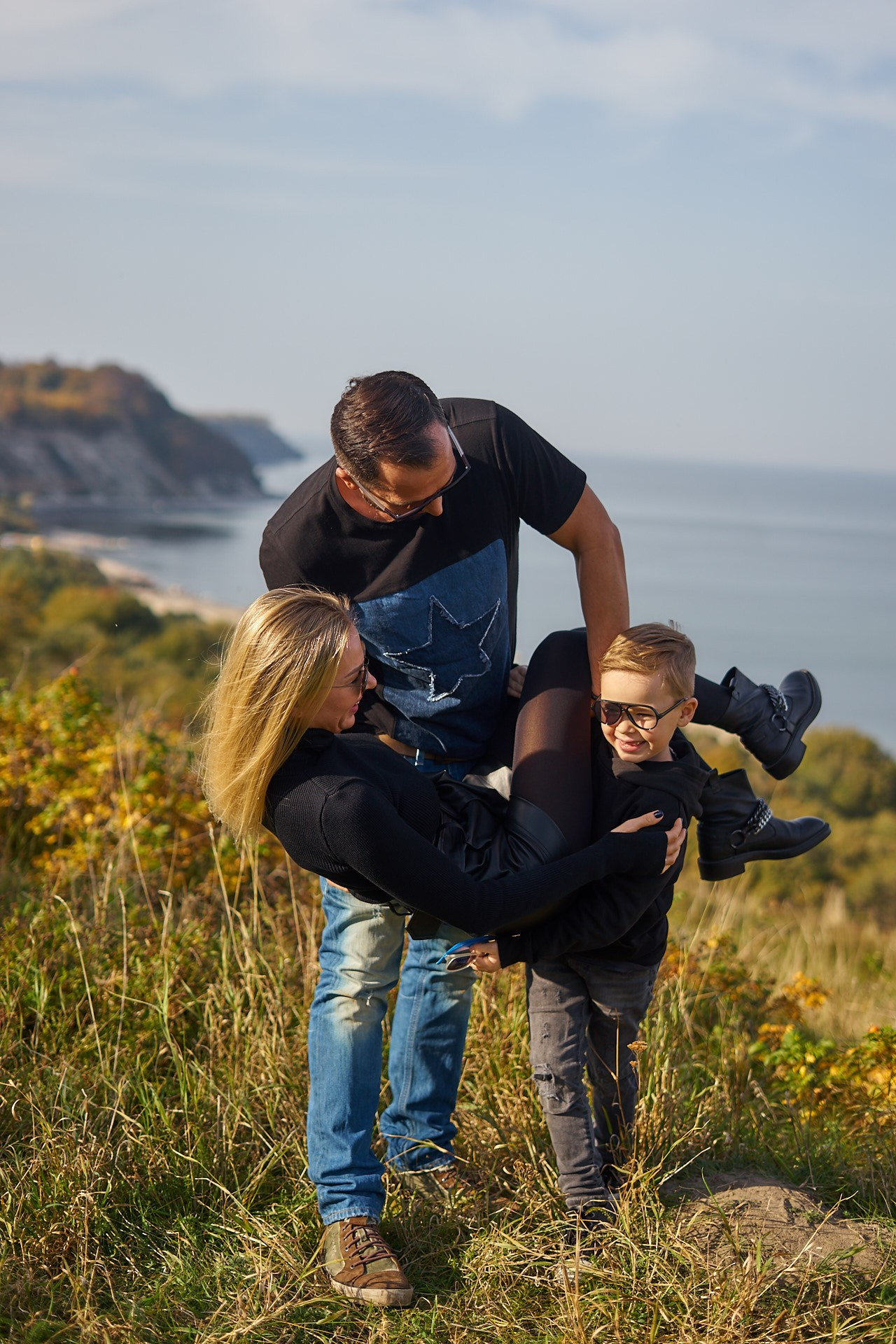 Алёна, Евгений и Марик. Фотограф Марина Зибарова