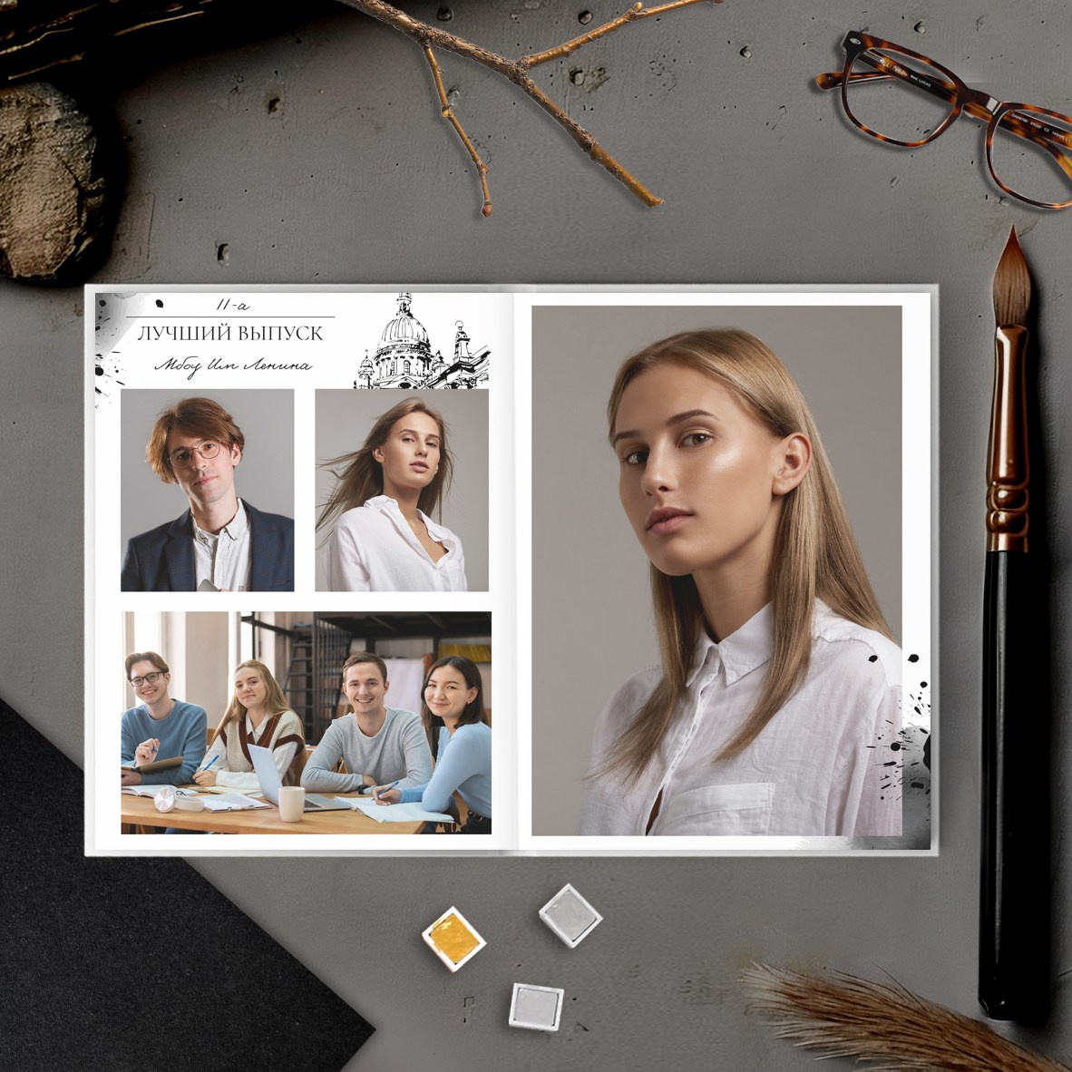 Дизайн Пушкин. Medlori fotobook Выпускные альбомы в Липецке Лариса Медведева