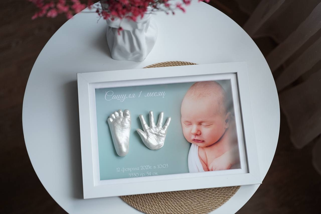 Слепки 2D. Профессиональный фотограф новорождённых в Москве Елена Сатюкова