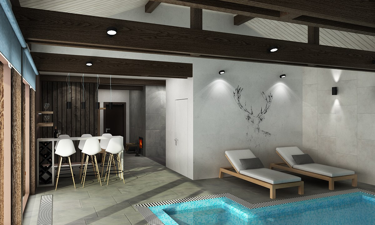 Бассейн в Энколово. Дизайнер в Санкт-Петербурге Дмитрий Цыбулько