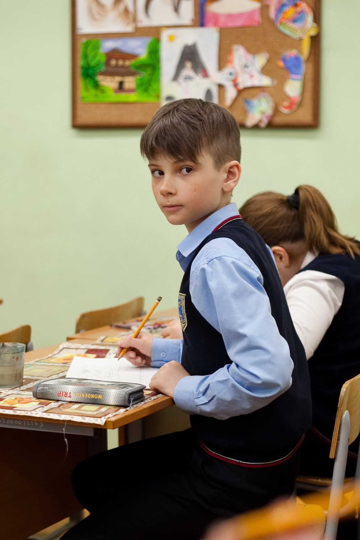 Фотосъемка в школе 4 класс. Портретный фотограф Елена Матафонова Барнаул