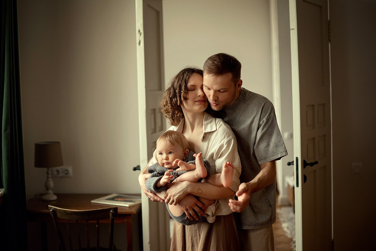 Домашняя съемка с малышом. Семейный фотограф Татьяна Надеждина | Москва, Московская область, Ярославль