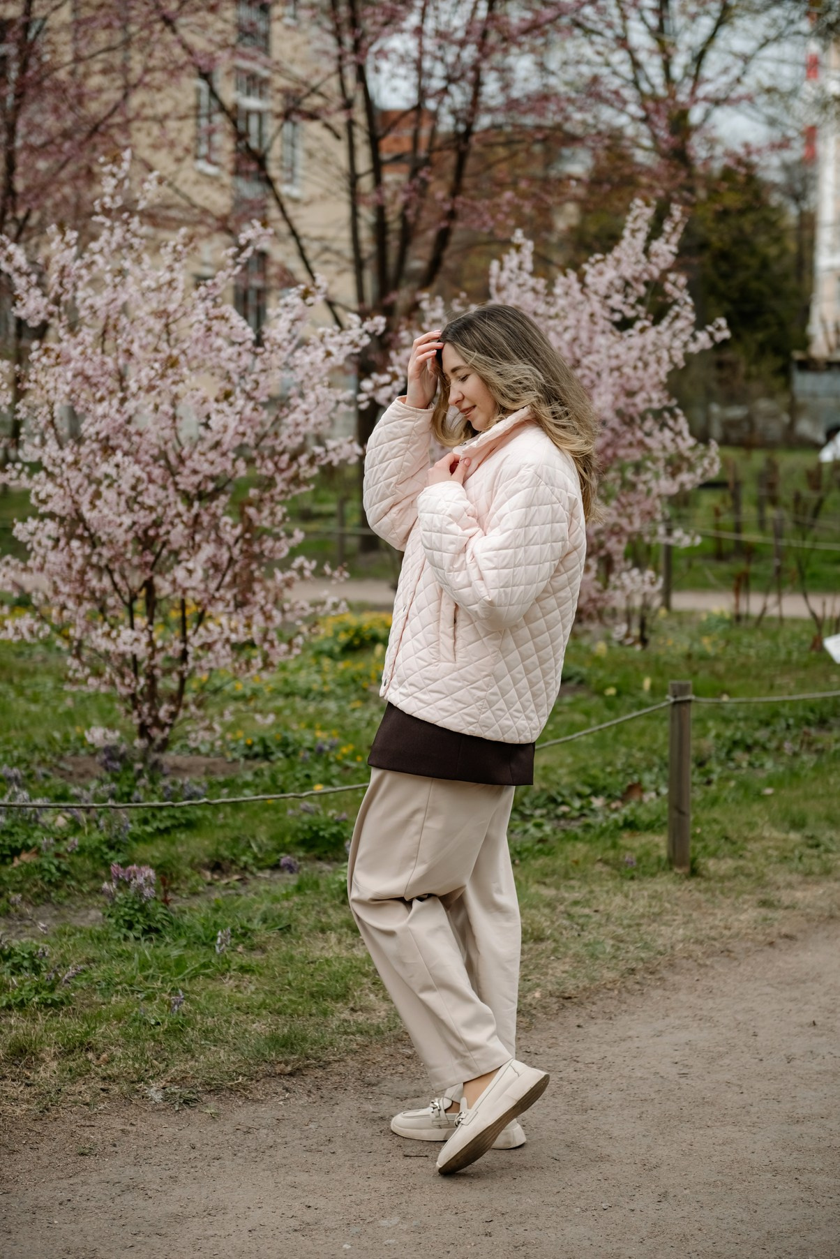 Марина с сакурой. Свадебный и семейный фотограф в Санкт-Петербурге Елена Худякова