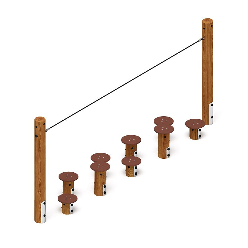 Бум (лиственница темный) СО 1.55.05-Л.И1.01 Габариты (ШхДхВ): 4400х640х1850 Зона безопасности, мм: 6400х2640