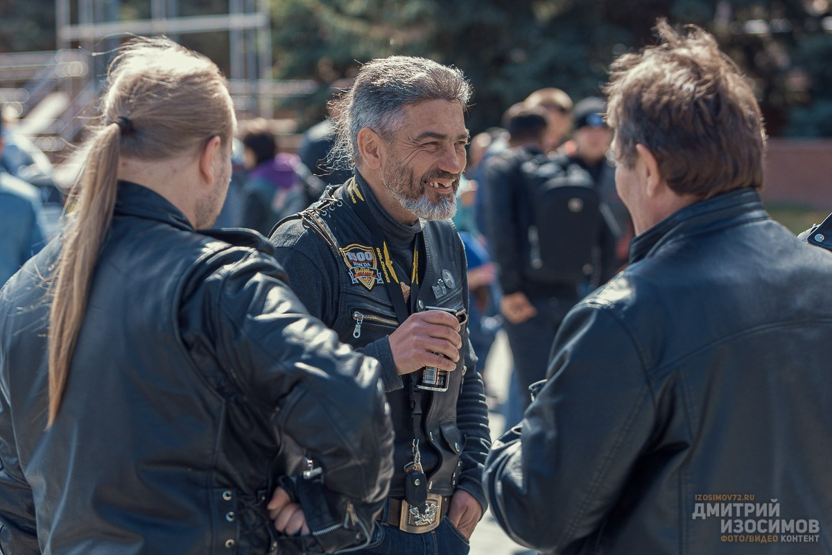 Слёт байкеров