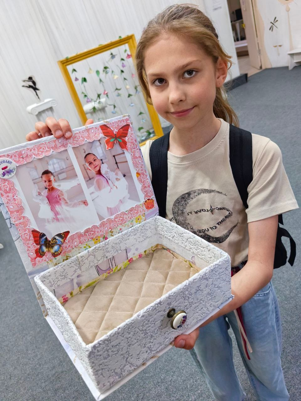 Шкатулка в технике картонаж. Школа для девочек во Владивостоке — Само Совершенство