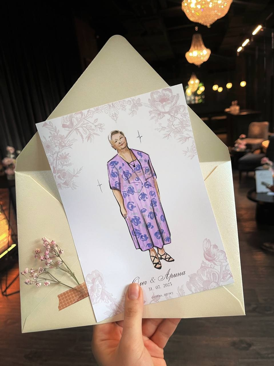 Скетчи  гостей на свадьбах, днях рождениях, праздниках в полный рост. Eventiss art agency| Художники и арт-услуги на мероприятие Москва и МО