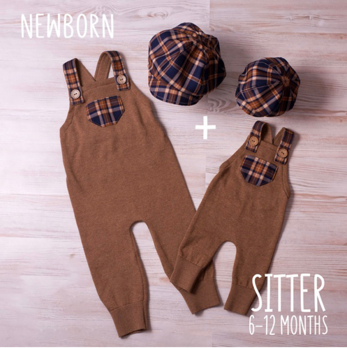 + подушка в синюю клетку