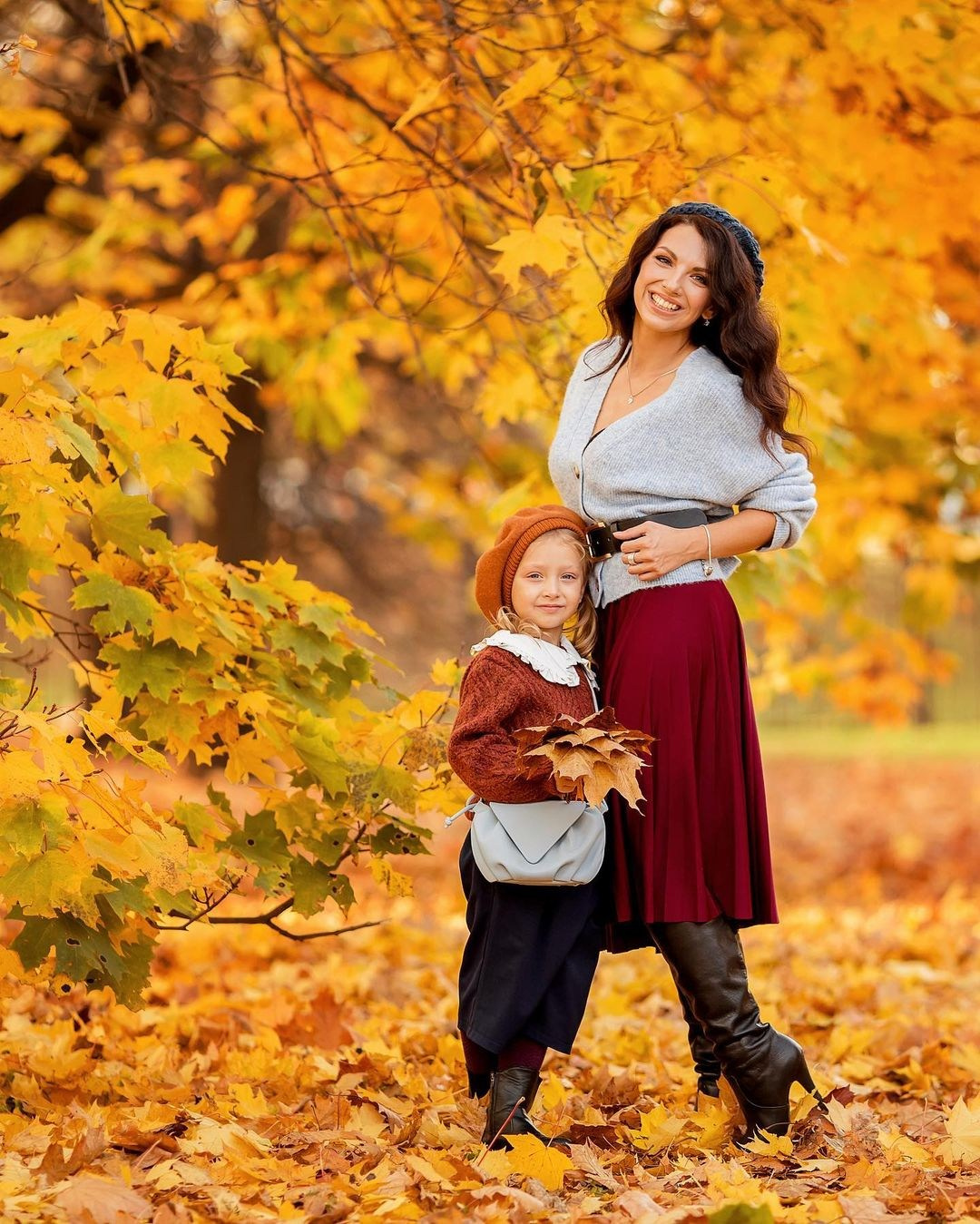 Мама с детьми