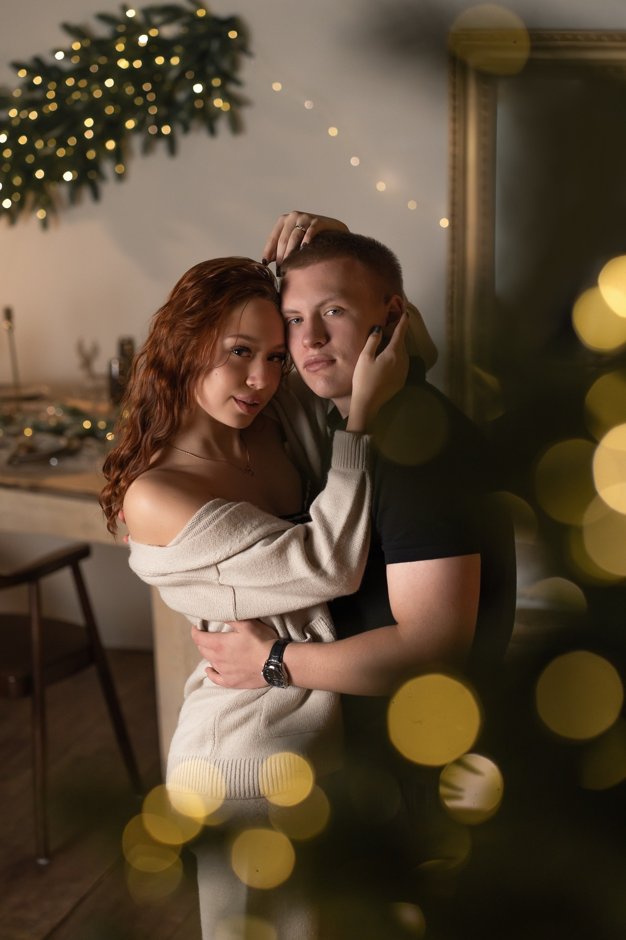 Новогодняя ЛавСтори Вероника и Саша. Фотограф в Красноярске. Юлия Чаушанская