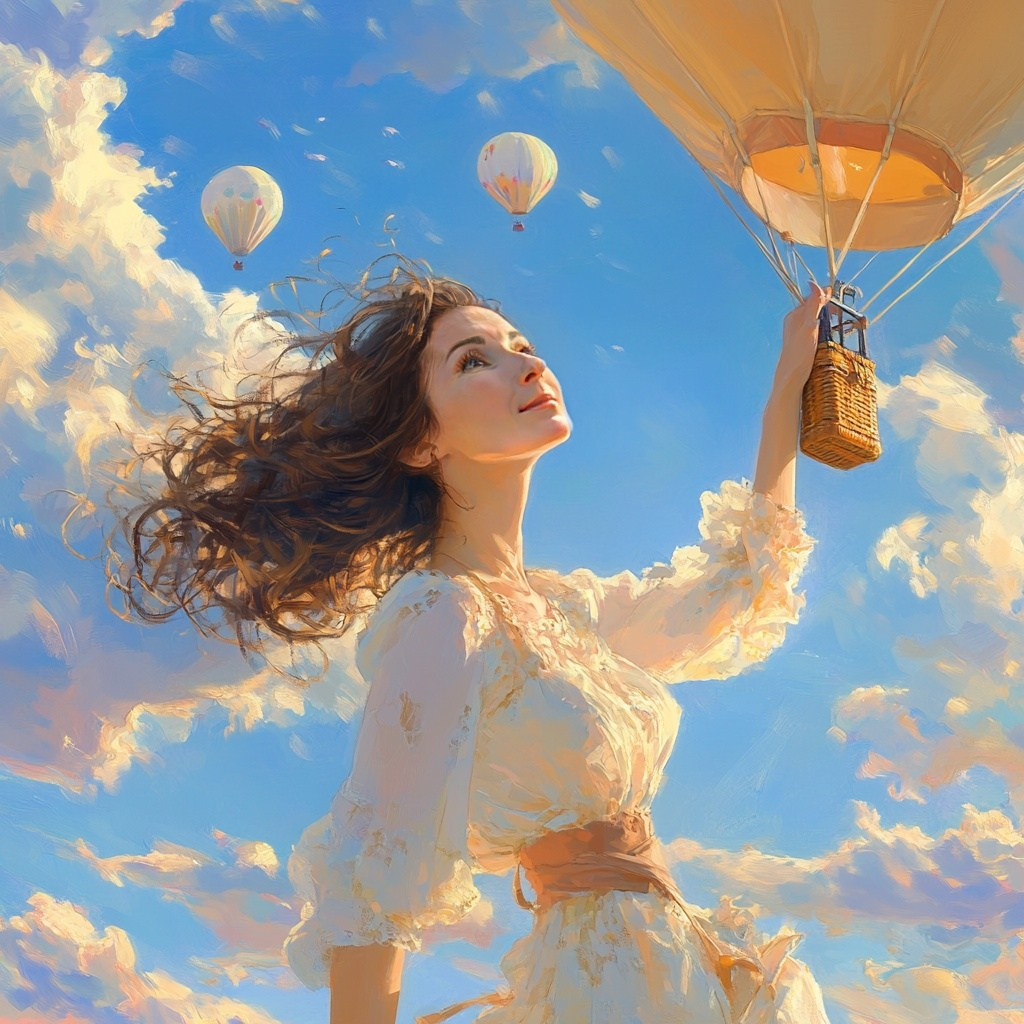 Нейрофотосессия для Марины. Сказочный образ девушки на шаре. ФотоХудожник Харитонова Ирина г. Санкт-Петербург