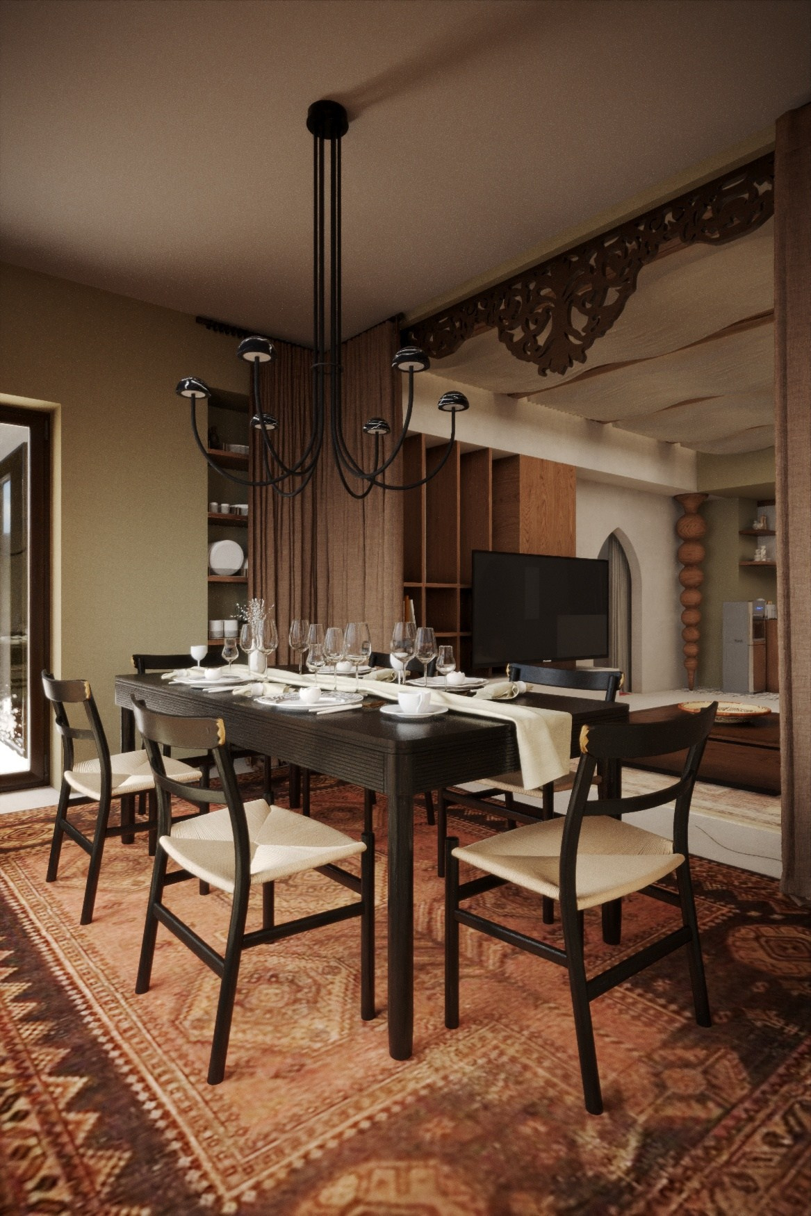 Апартаменты GoldenMile, г. Дубай. Дизайн интерьера от Дмитрия Баландина