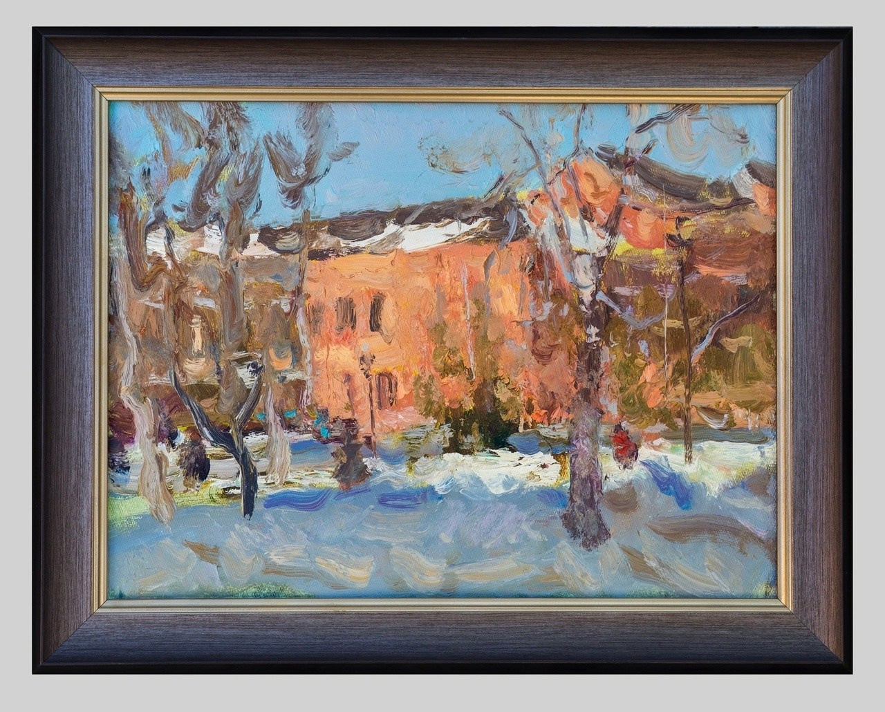 Елец. Вид на фабрику. Художник Александр Каверин