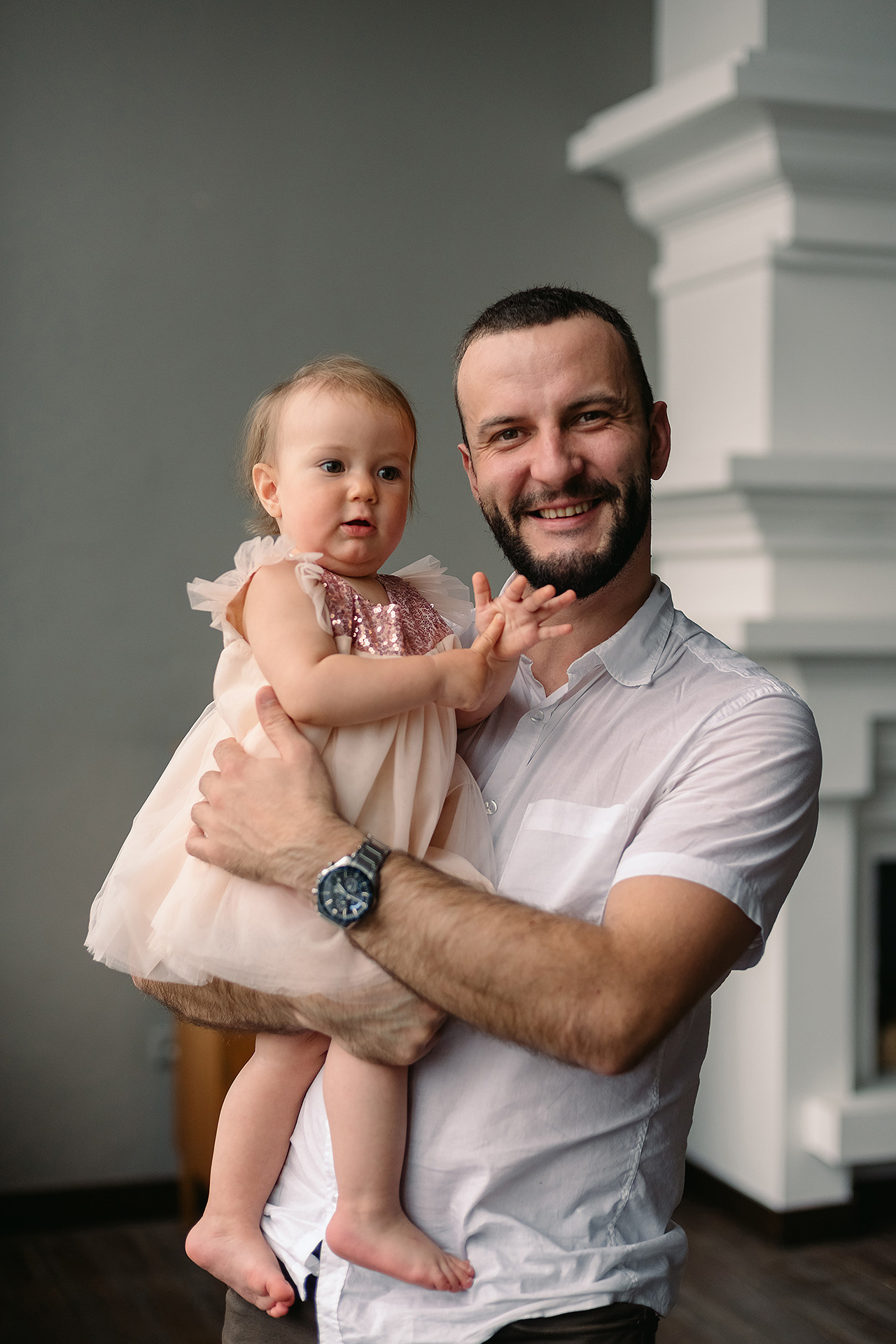 Семейная фотосессия в студии. Фотограф Юлия Кондратьева