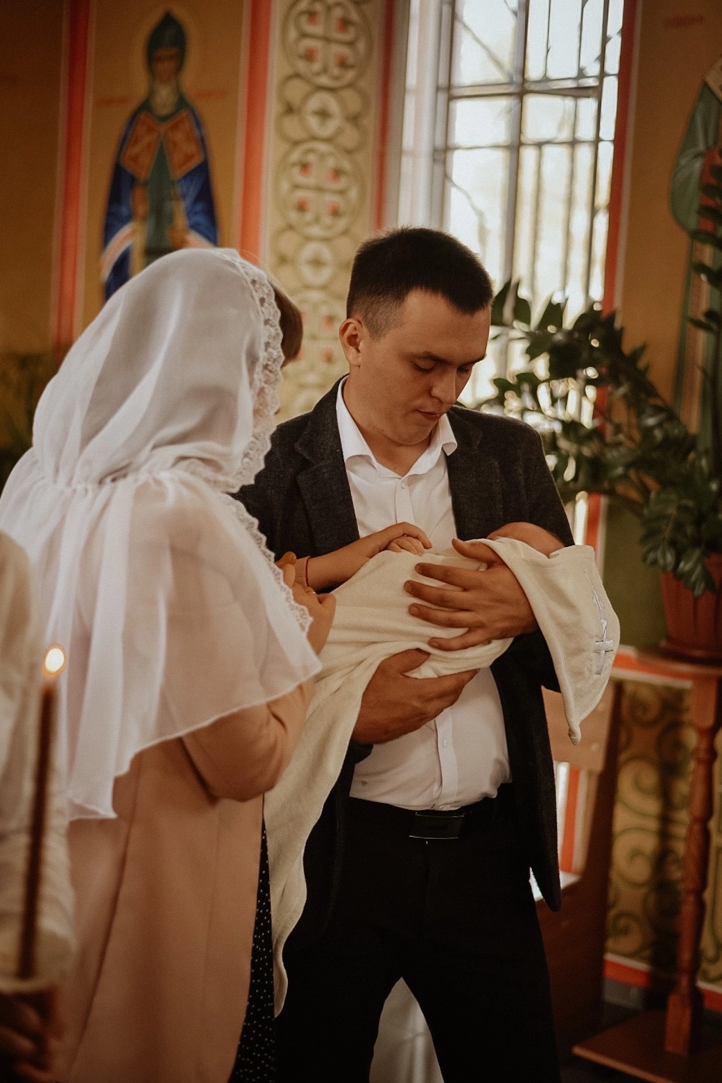 Таинство крещения Егора. Фотограф Александра Иваненко