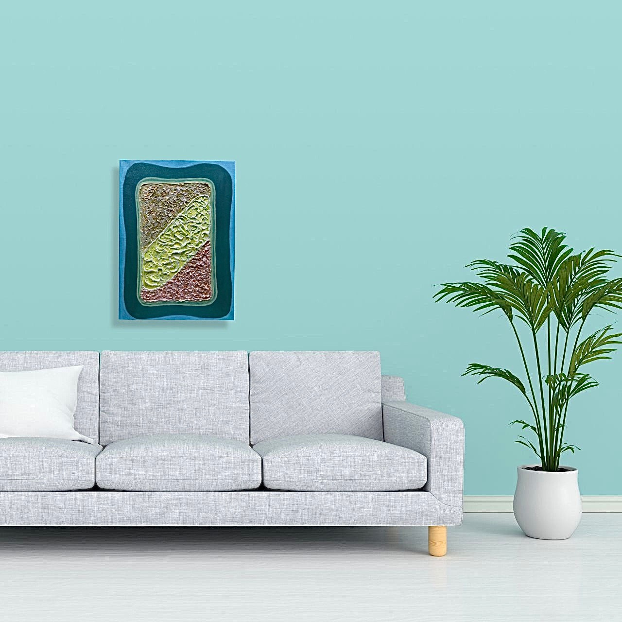 картина из фактурной пасты на желание