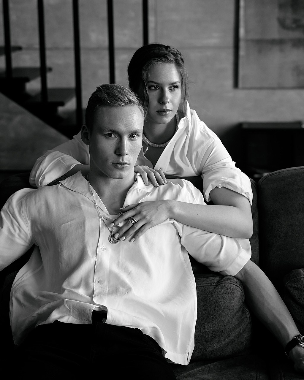 Парная фотосессия Полины и Андрея — свет, спокойствие и настроение. Свадебный фотограф Дмитрий Родионов — Санкт-Петербург и Ленинградская область