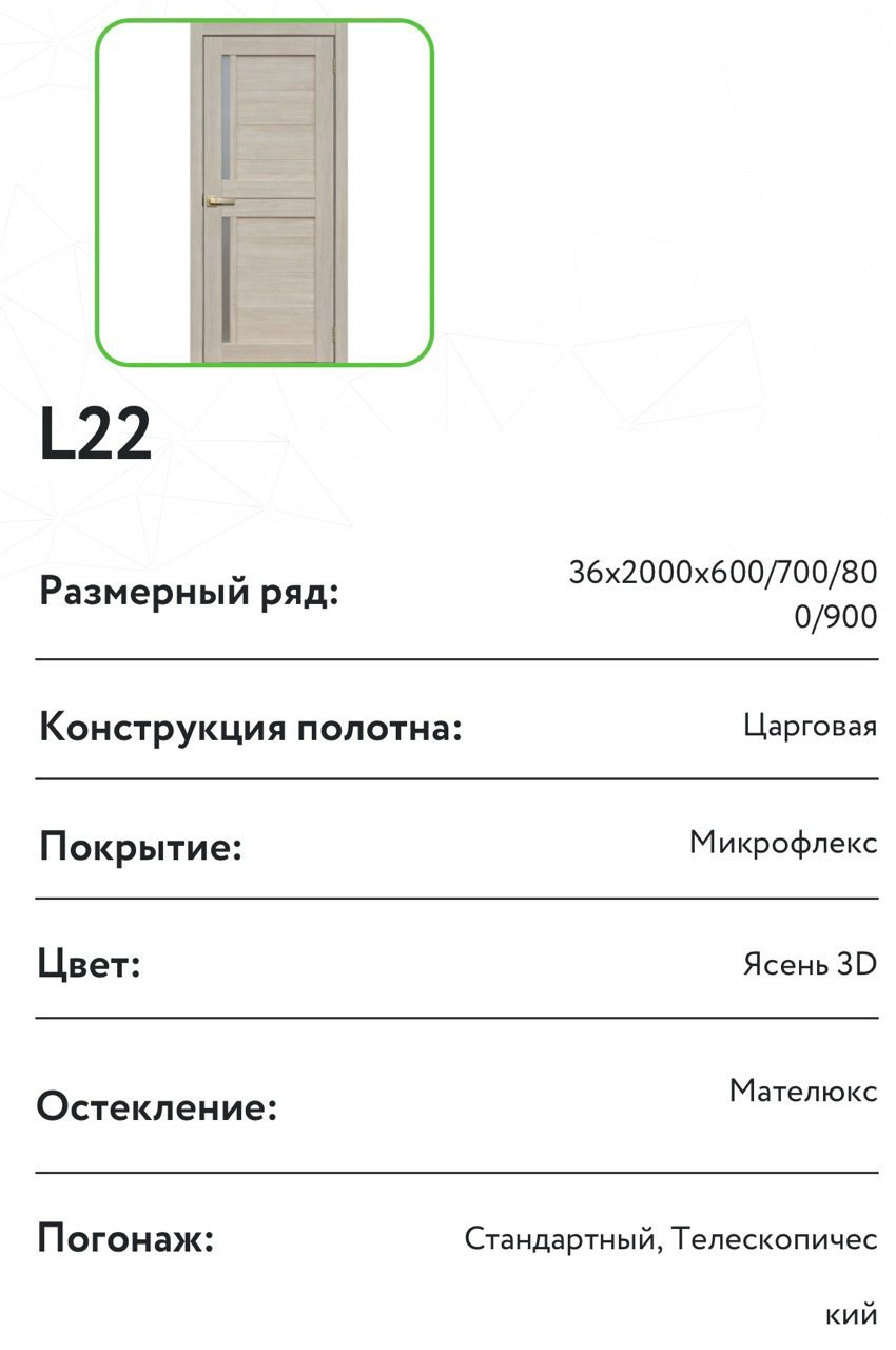 Коллекция LiteDoors_L 22. Портфолио