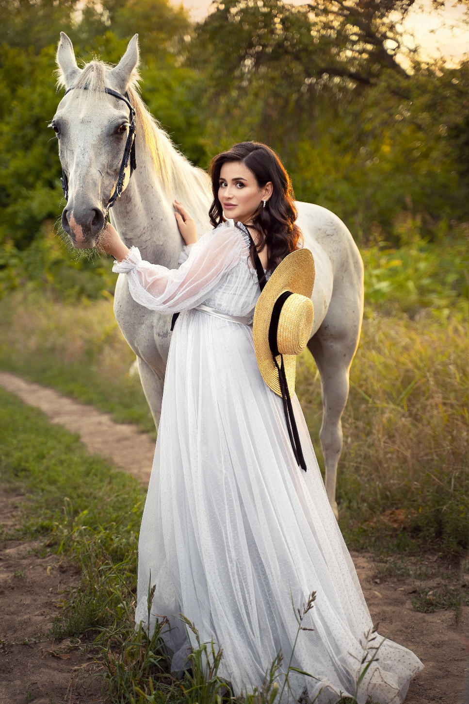 Съемки с лошадьми. Ньюборн фотограф, фотограф новорожденных г. Нальчик Залина Афаунова