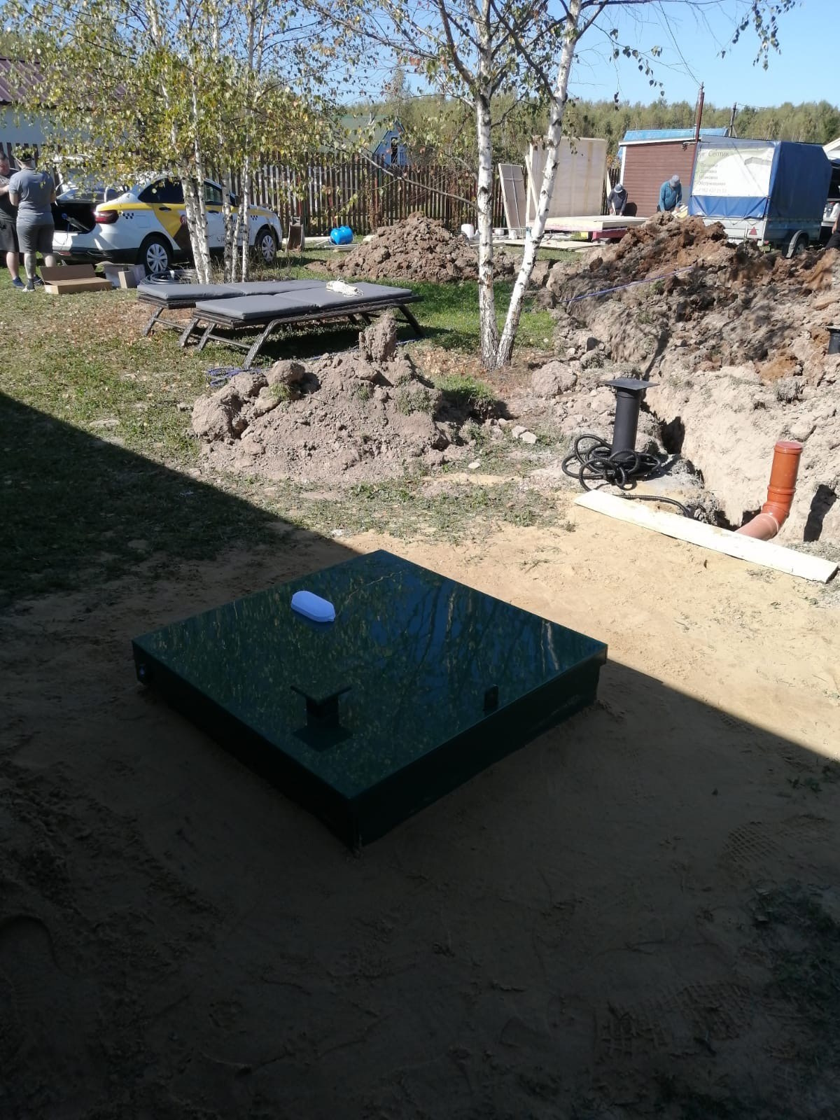 Установка автономной канализации (септиков) "под ключ"в Химках за 1 день от 100000 рублей - смотреть
