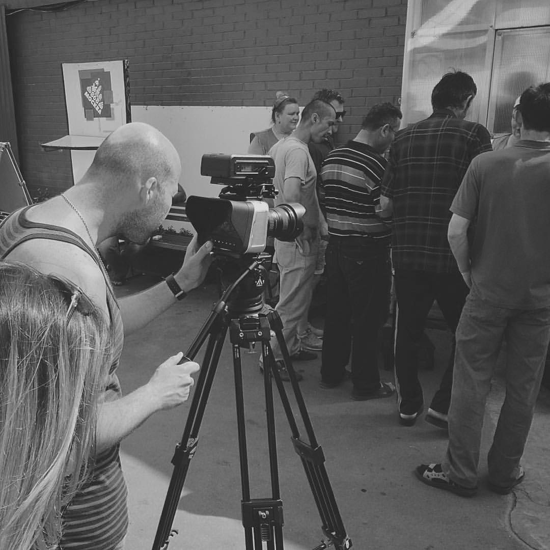 Backstage. Filmmaker Vadim Averin