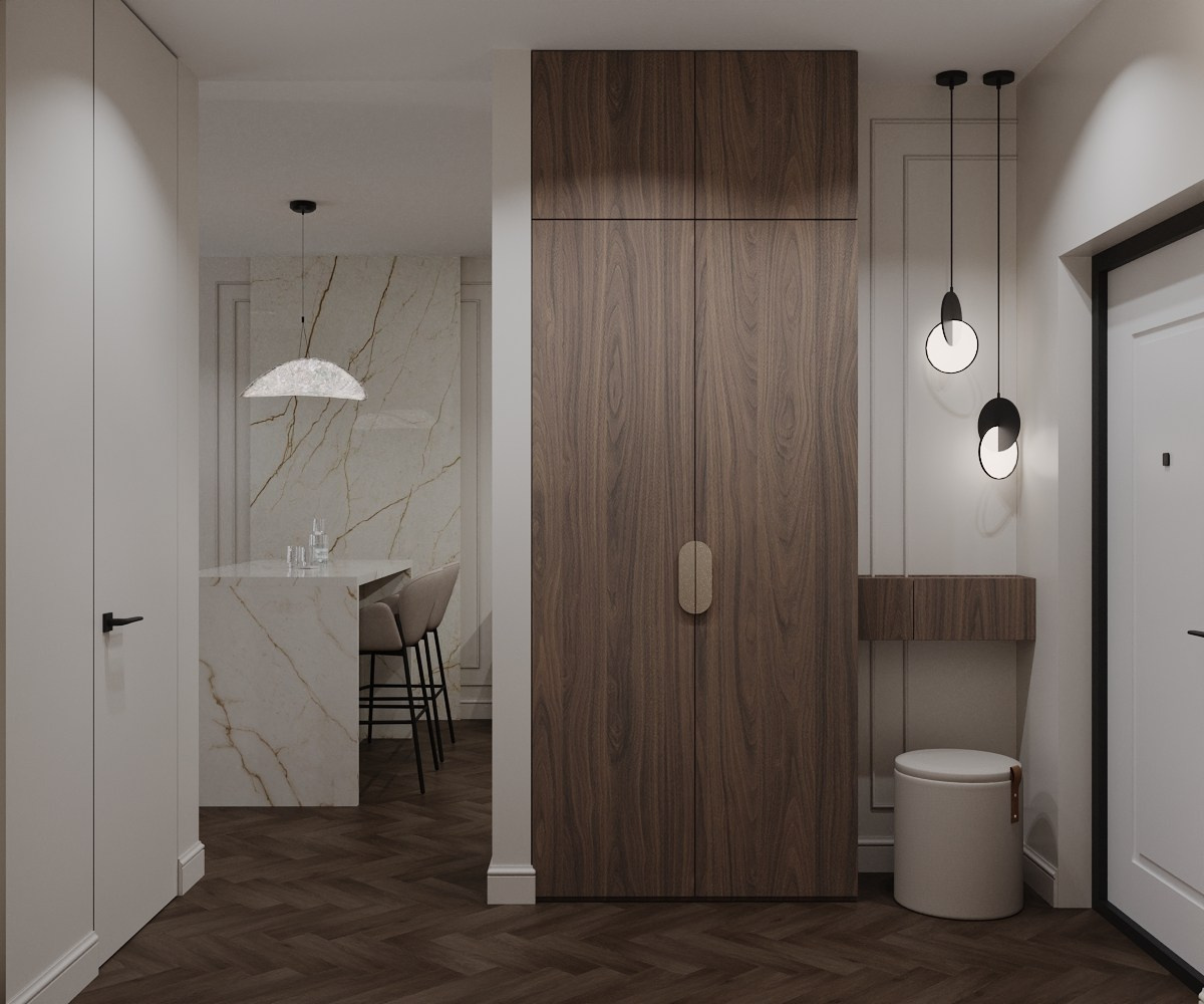 Квартира 52 кв. м. ЖК Сибиряков. Annything design